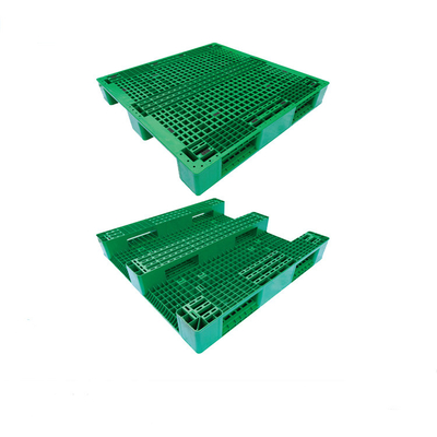 Πράσινη διατρυπημένη HDPE παλετών πλαστική παλέτα 1500x1500mm αποθηκών εμπορευμάτων