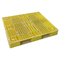Κίτρινη Stackable ευρο- πλαστική παλέτα 1300*1200mm για τη μεταφορά