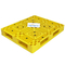 HDPE PP κίτρινο πλαστικό Stackable 100% Virgin υλικό παλετών