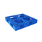 Μπλε HDPE PP πλαστικό δυναμικό φορτίο 1200KG 1200×1000×150mm παλετών