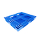 Μπλε HDPE PP πλαστικό δυναμικό φορτίο 1200KG 1200×1000×150mm παλετών