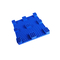 1200*1000*150mm πλαστική στέλνοντας παλέτα Rackable παλετών μπλε στερεά τοπ
