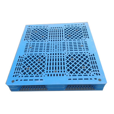 Μεγάλο HDPE τέσσερις τρόπων εισόδων διπλός Stackable αντιστρέψιμος παλετών πλευρών ευρο- πλαστικός