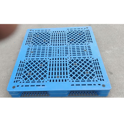 Μεγάλο HDPE τέσσερις τρόπων εισόδων διπλός Stackable αντιστρέψιμος παλετών πλευρών ευρο- πλαστικός