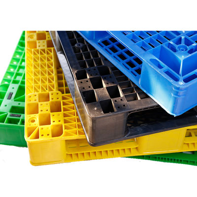 Μεγάλο HDPE τέσσερις τρόπων εισόδων διπλός Stackable αντιστρέψιμος παλετών πλευρών ευρο- πλαστικός