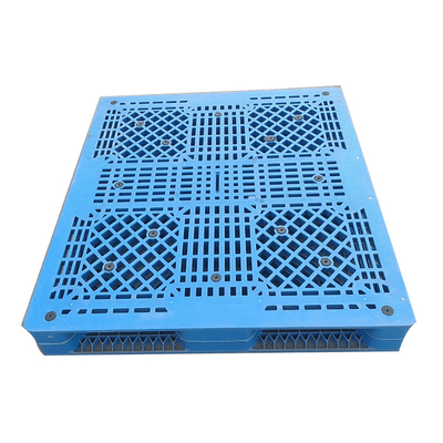 Μεγάλο HDPE τέσσερις τρόπων εισόδων διπλός Stackable αντιστρέψιμος παλετών πλευρών ευρο- πλαστικός