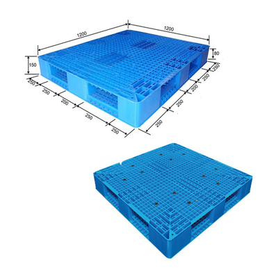 ευρο- τυποποιημένο μέγεθος 1200 X 1200 HDPE χιλ. πλαστικό παλετών βαρέων καθηκόντων στην Κίνα
