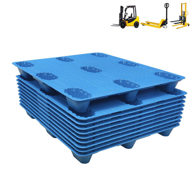 HDPE ενιαία δευτερεύοντα 9 πόδια που συσσωρεύουν τις πλαστικές παλέτες μεταφορών αποθηκών εμπορευμάτων